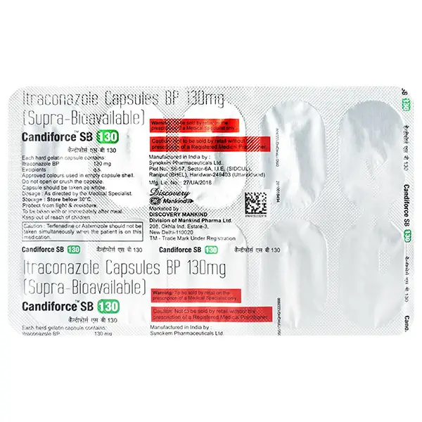 Candiforce SB 130mg Capsule